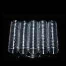 23mm 10pcs Applied Clear Round Cases Coin Storage Capsules Holder Plastic  Z