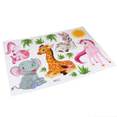 Animals Wall Stickers Kids Baby Rooms Elephant Giraffe Horse Wall Decals Gw