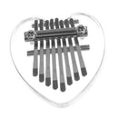 Crystal 8 Key  Kalimba Acrylic Clear Thumb Piano Gift For Beginner