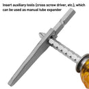 4pc Copper Pipe Swaging Tool Cross Screwdriver Drill Bit Aluminum Tube Expander