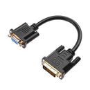 DVI 24+5 Male to VGA Female Video Adapter Cable Monitor Converter Wire Cord