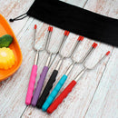Roasting Smokes Sticks, Extendable Forks for BBQ, Camping Accessories for s, Hot