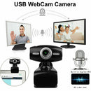 Webcam Web Video Cam Camera USB 2.0 With Microphone For Computer Desk Laptop PC
