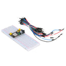 MB102 830 Points Solderless Bread Board Power Module 65 Jumper Wires Kit A