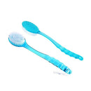 3PCS Long Handled Plastic Bath Shower Back Brush Scrubber Skin Cleaning Bru