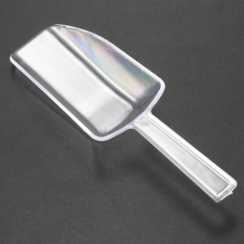3 piece Pallet Ice scraper shape plastic scoop - Transparent