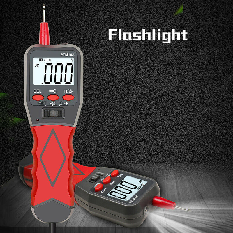 PTM16A Digital Multimeter 2000Counts AC/DC Voltmeter Backlight Tester Meter A