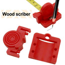1Pc Woodworking Scriber Angle Line Gauge Carpenter Board Cutter Ruler - OZ