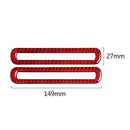 For Ford Mustang 2015-2019 Carbon Fiber Door Air Conditioner Vent Trim Stickers