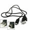1PC Black PVC USB 2.0 Male to Mini 5 Pin B Data Charging Cable Cord Adapter DS