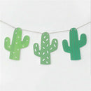 1set Cactus Garland Banner For Bunting Garland Party Favors Home Decoration FT