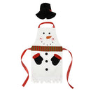 Cute Christmas Bottle Cover Red Wine Bottle Apron Table Decor (Snowman)