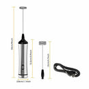 Mini Rechargeable Electric For Cappuccino Foam Home Kitchen Milk Frother Coffee