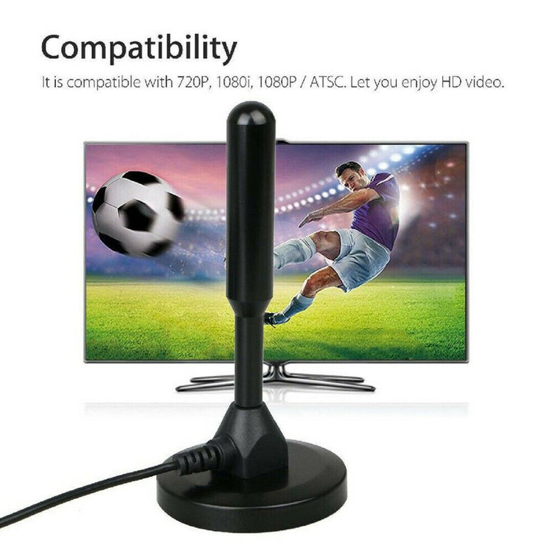 Indoor 300 Mile HDTV Antenna Aerial HD Digital TV Signal Booster Amplifier Cable