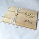 Guest Book Wooden Tree Personalised Guest Book Wood Wedding Decoration XKM