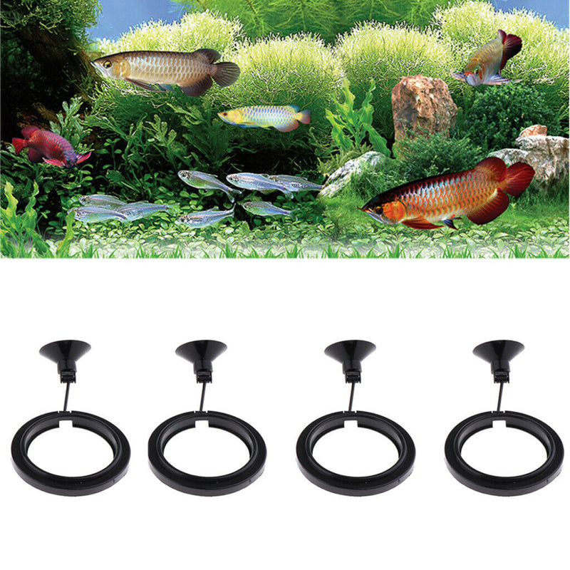 4 x Duable & Environmentally-Friendly Fish Feeding Square - Plastic Aquarium