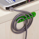2X Wire Cord Clip Cable Line Holder Tie Fixer Organizer Drop Adhesive Clamp Home