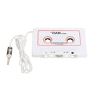 3.5mm Universal In Car Audio Cassette Adapter for Smartphones MP3 MP4 (White)