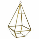 Decorative Crystal Tranparent Flower Glass Vase Geometric Shape Fashion Orn