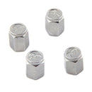 Motorbike 14x12MM Car Gray Wheel Tyre Tire Valve Dust Stem Air Cap Pack of 4