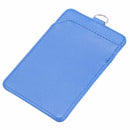 Pu Leather ID Card Holder with 1 ID Window Identity Vertical Style for Work D7S2