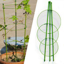 3 Rings Climbing Plant Support Conical Cage Garden Trellis Flowers-Tomato-Stand-