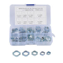 40PCS 5-15mm Double Ear Stepless Hose Clamps , Stainless Steel Wire Tube Pipe