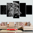 Canvas Print 5 Pieces Separation Painting Deco Wall Chart for Home Office-L