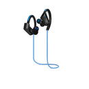 Bluetooth 4.1 Headphones Earphone In-ear Sports with Earphones Caps Blue