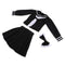 1/3  Black Lolita Dress School Uniform Outfits For Night Lolita Girls