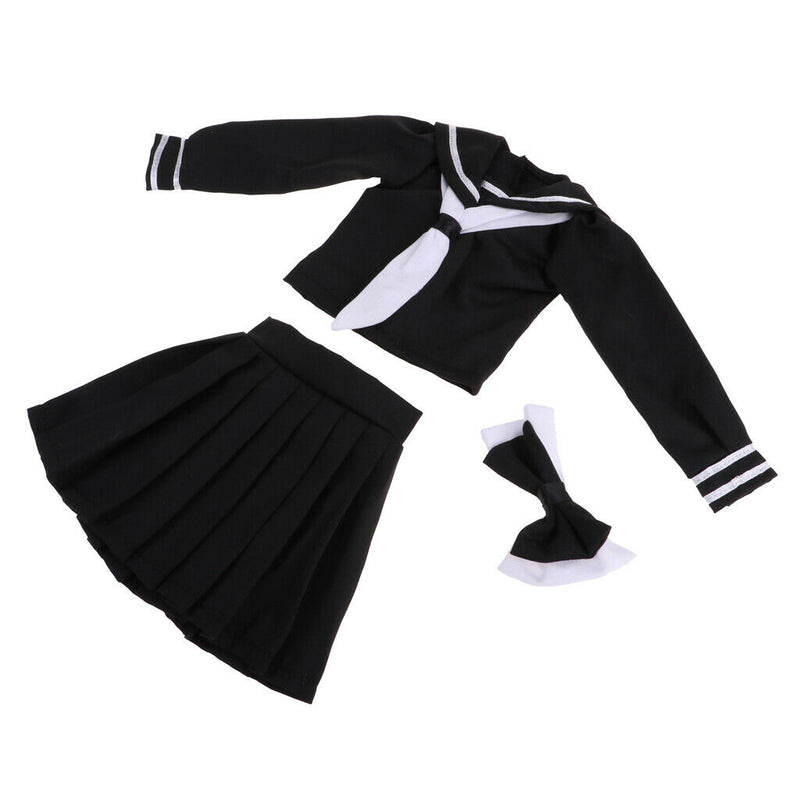 1/3  Black Lolita Dress School Uniform Outfits For Night Lolita Girls