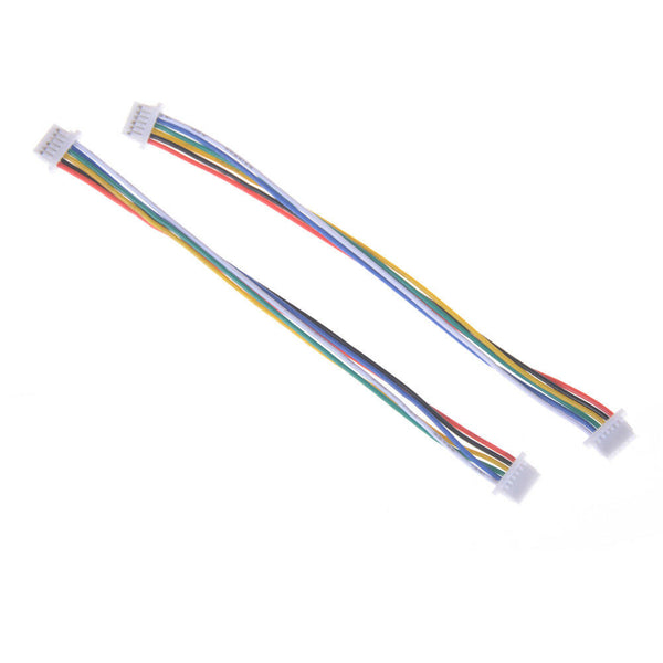 5 x Mini Micro SH 1.0mm 6-Pin JST Double Connector Plug Wires Cables 100MM BX