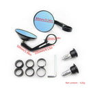 Motorcycle Mirror 7/8 inch 22mm Moto Handlebar End Side Rearview Mirror for