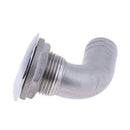 316 Stainless Steel Boat Yacht Deck Drain Scupper 90 Deg 25mm
