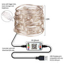 USB Bluetooth App Control 100 LED String Light Christmas Decoration (10m)
