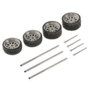 1:64 Scale 11mm Wheel Rubber Tires for Matchbox Cars Vehicles Parts B6