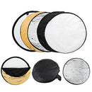 60cm Round 5 in 1 Photography Studio Photo Disc Collapsible Light Reflector