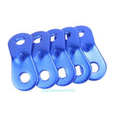 5pcs Quick Knot Anti Slip Aluminum Alloy Tent Wind Rope Buckle Accessory Camping