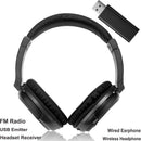 Ws-3680 Fm Wireless Headphones Stereo Super Bass Rf Receiver With Usb Emitt