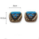3 PCS Non-Slip Performance Foot Pedals Pads Covers For Manual Car Univ XCL