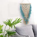 Hand Kted Macrame Wall Art Handmade Cotton Bohemian Wall Hanging Tapestr F5E7