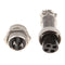GX16 4 Pins Metal Waterproof Aviation Connector Plug & Socket