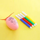 DIY Colorful Painted Eggs Plastic Manual Making Egg Toys Kid Education Toys