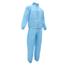 Split Overall Protective Painting Decorating Coverall Suit Dressing Blue L