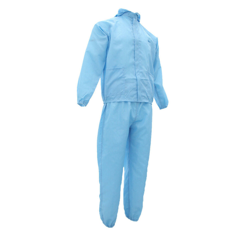 Split Overall Protective Painting Decorating Coverall Suit Dressing Blue L