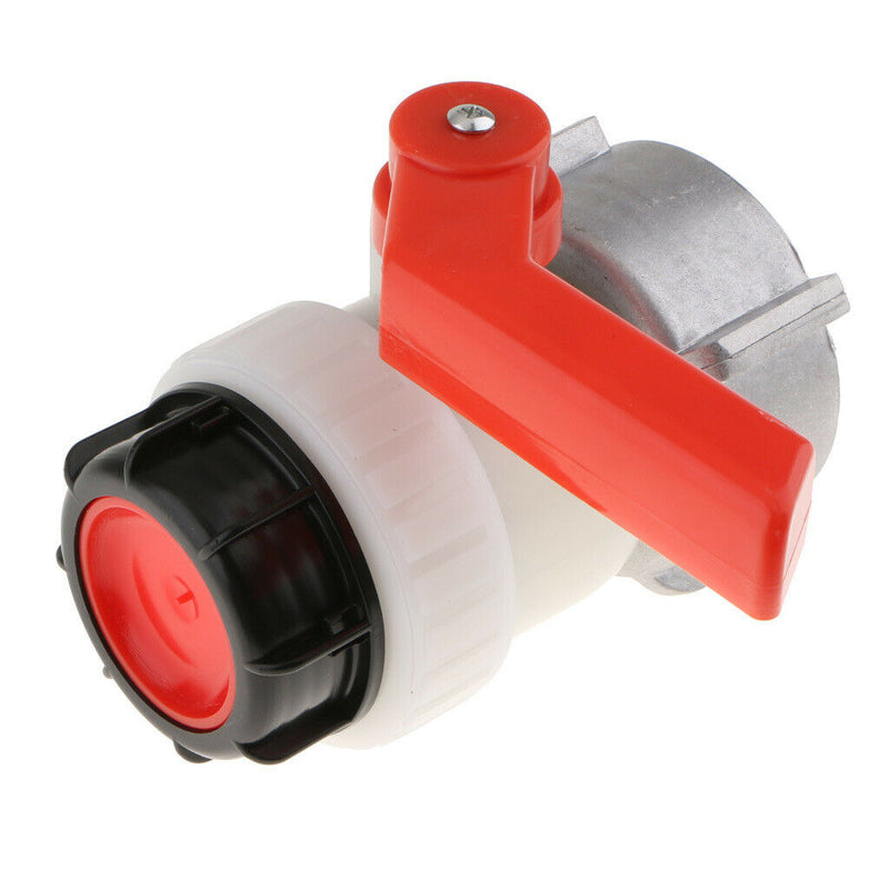 2 Inch 1000L IBC Water Tank Screwable Ball Valve HDPE BSP DN50, 62mm, 1Pack