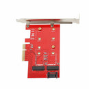 Pci-E X4 To M.2 Ngff M/B Key Ssd Sata Adapter Converter Card For Desktop Pc