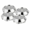 4Pcs Chrome Car Wheel Center Hubs Caps Rim Decorative Covers Kit 68mm/64mm