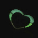ring mood ring adjustable size color change heart light light M7V8