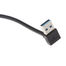 Up 90+Down 90Angle USB 3.0 Male to Female Data Sync Extension Cable